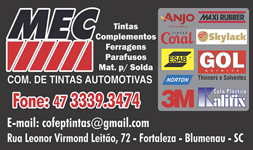 Tintas Automotivas MEC