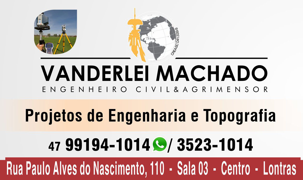 Engenheiro Civil e Agrimensor Vanderlei Machado