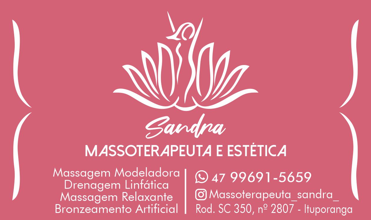 Massoterapeuta e Estética Sandra